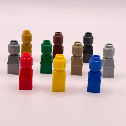 LEGO Microfigures, Mixed Colours, (10 Pack)