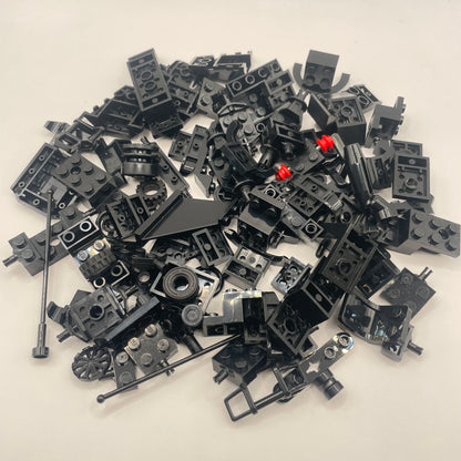 LEGO Mixed Vehicle Pieces, Black, Approx. 100g
