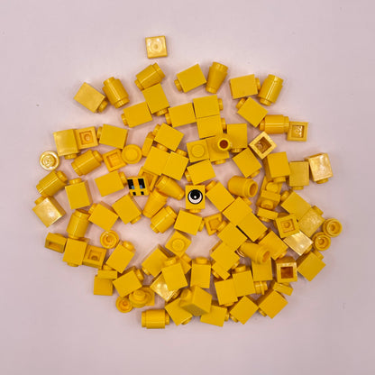 LEGO Greebling, Yellow, 100 Pieces
