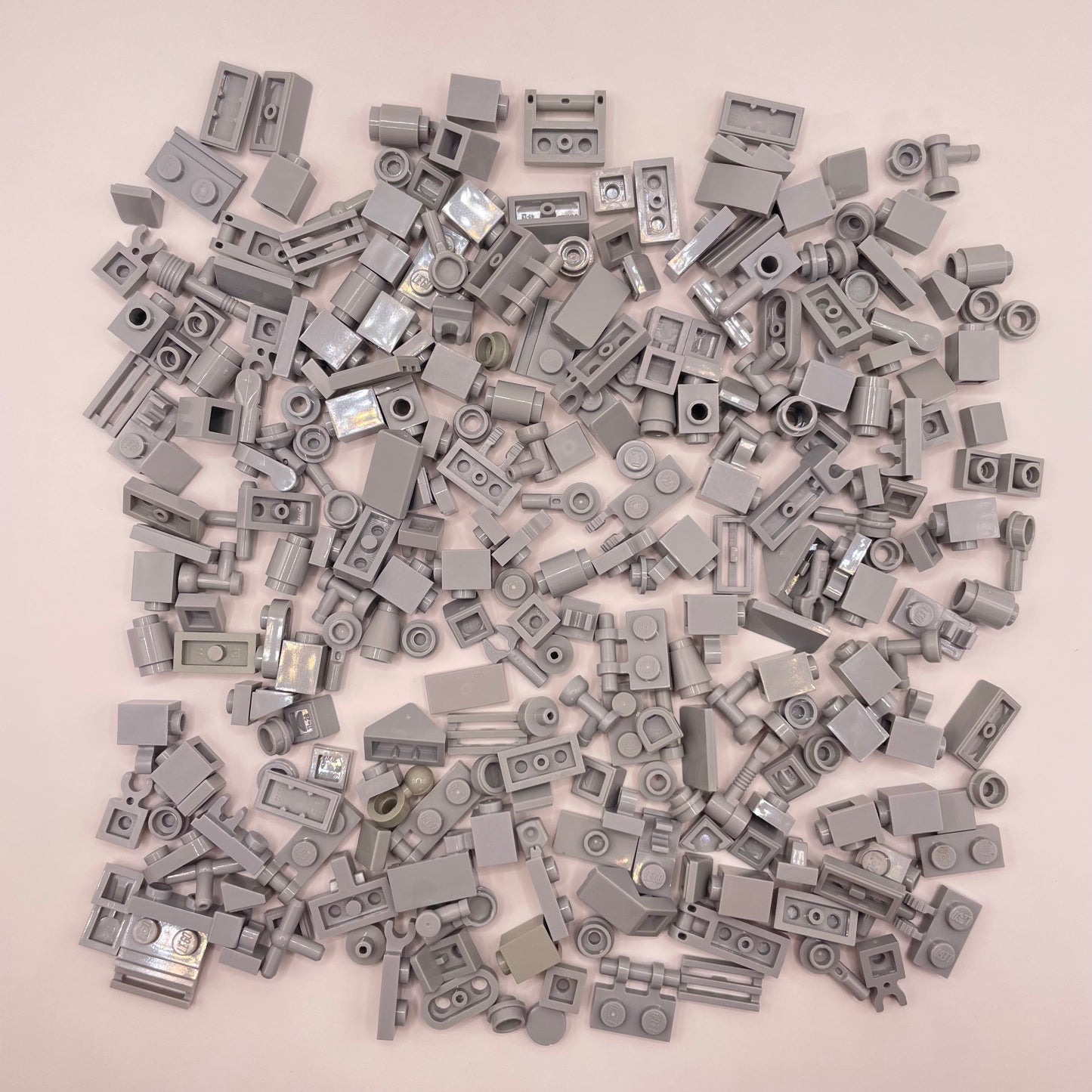 LEGO Greebling, Light Bluish Grey, 250 Pieces
