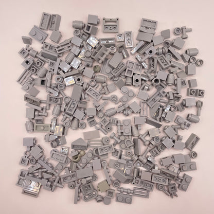 LEGO Greebling, Light Bluish Grey, 250 Pieces