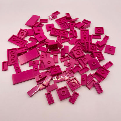 LEGO Tiles, Dark Pink, Approx. 40g