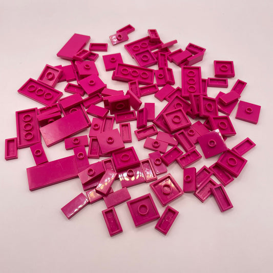 LEGO Tiles, Dark Pink, Approx. 40g
