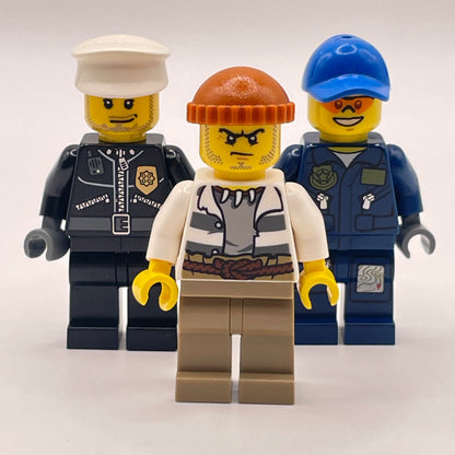 LEGO Cops and Robber, City, Minifigures (Pack of 3)
