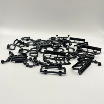 LEGO Black, Railing, Guards, 35 Pieces