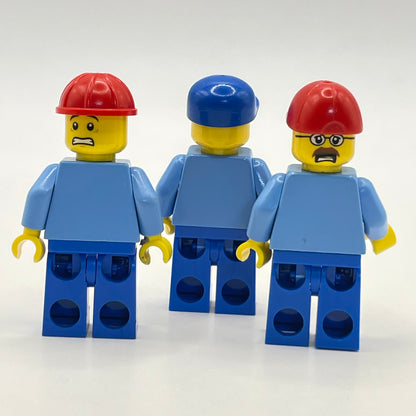 LEGO Construction Workers, City, Minifigures (pack of 3)