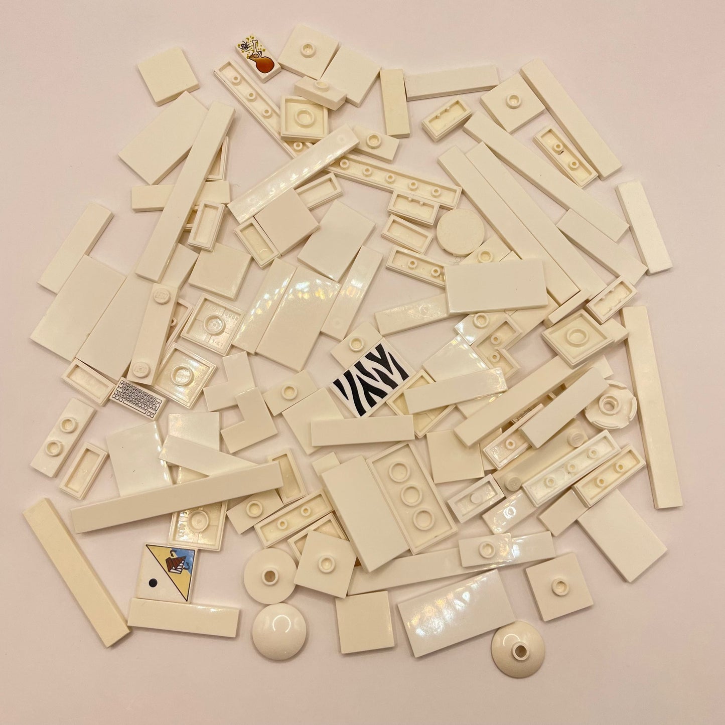 LEGO Tiles, White, Approx. 60g