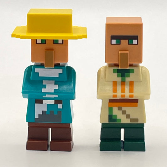 LEGO Farmers, Minecraft, Minifigure, (min115 and min075)
