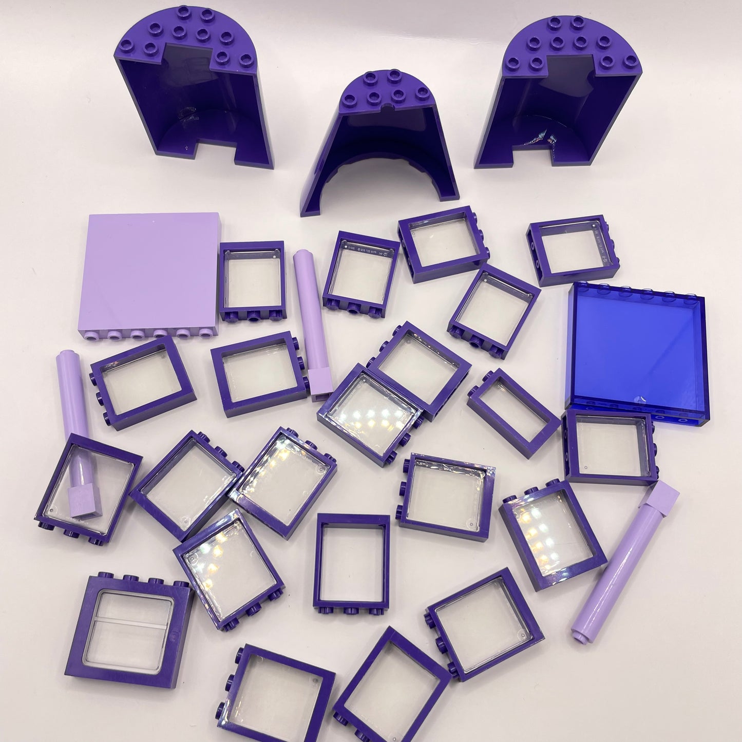 LEGO Doors and Windows, Purple, Building, 30 Pieces