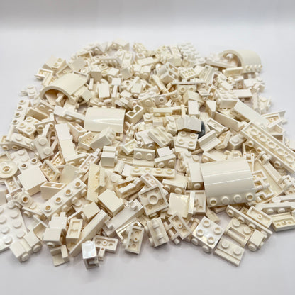 LEGO White Mixed SNOT Pieces Approx. 200g