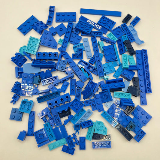 LEGO Mixed Blues, Small Pieces, Water, Approx. 80g