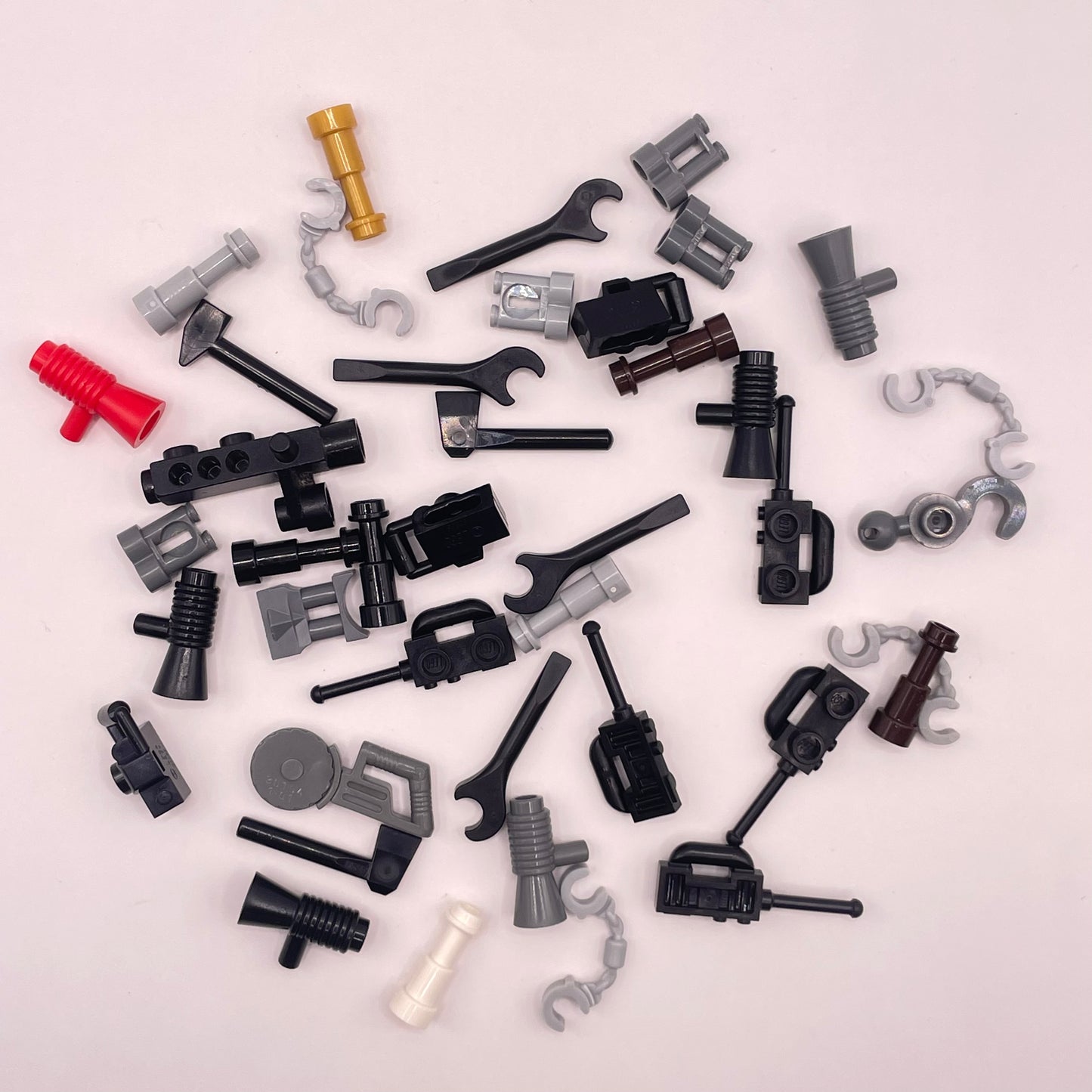 LEGO Mixed Tools, Minifigure Accessories, 40 Pieces
