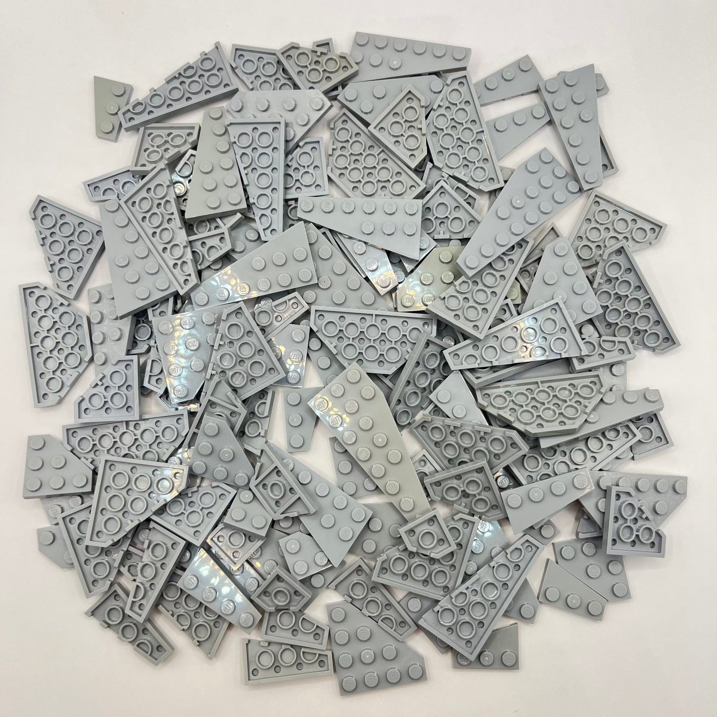 LEGO Wings/Wedges, Light Bluish Grey, Approx. 150g