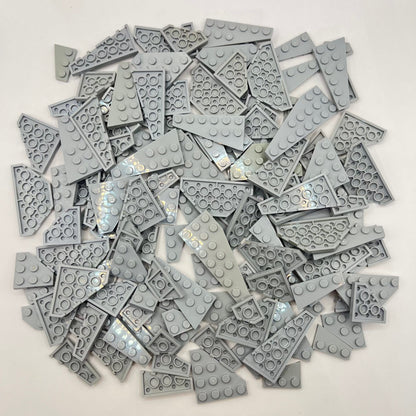 LEGO Wings/Wedges, Light Bluish Grey, Approx. 150g