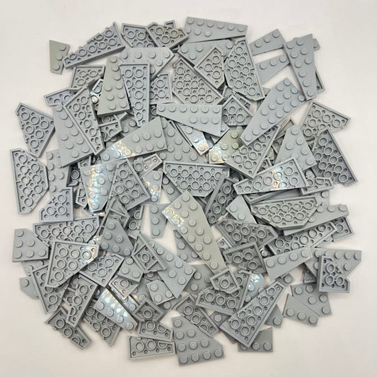 LEGO Wings/Wedges, Light Bluish Grey, Approx. 150g