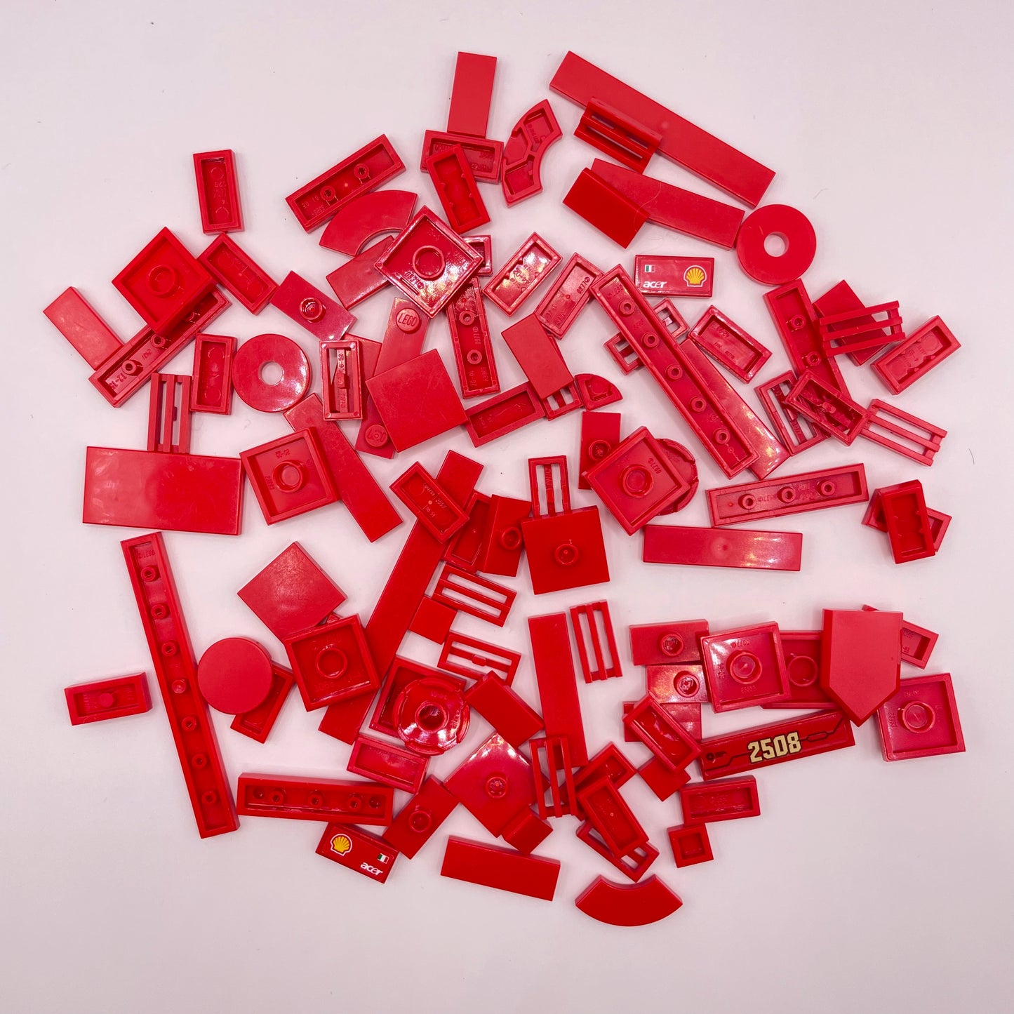 LEGO Tiles, Red, Approx. 35g