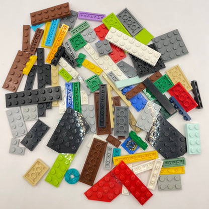 LEGO Mixed Coloured Plates and Tiles, Medium Sized, Mixed Bag. Approx. 100g