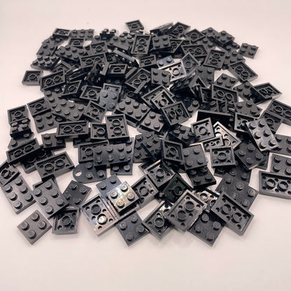 LEGO Small, 2x Plates, Black, Approx. 115g