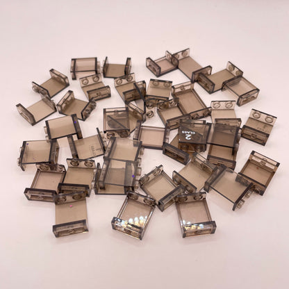 LEGO Short Panels, Transparent Brown, Building, Approx. 40g