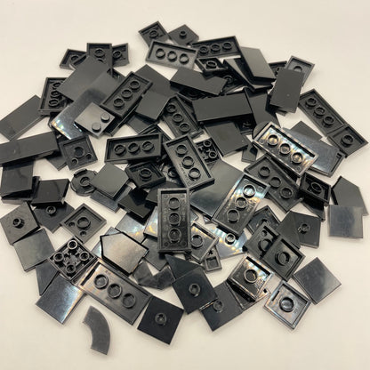LEGO Tiles, 2x Wide, Black, Approx. 65g