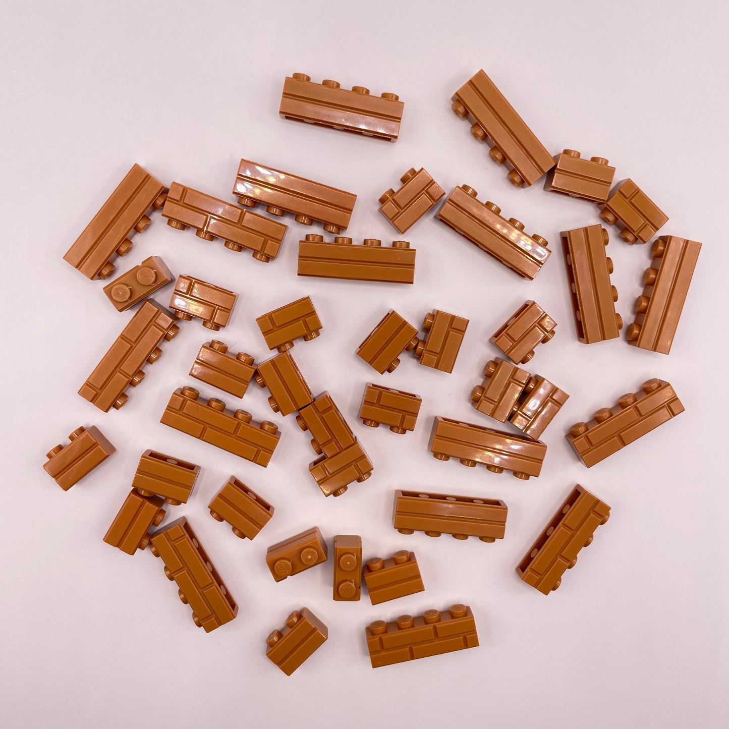 LEGO Masonry Bricks, Medium Nougat, Building, 40 Pieces