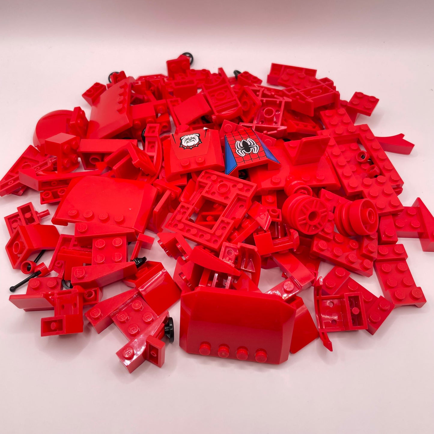 LEGO  Mixed Vehicle Pieces, Red, Approx. 160g