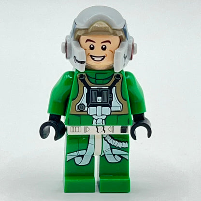 LEGO Rebel Pilot A-Wing, Jake Ferrell, Star Wars, Minifigure (sw0819)