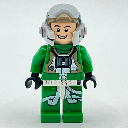 LEGO Rebel Pilot A-Wing, Jake Ferrell, Star Wars, Minifigure (sw0819)