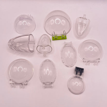 LEGO  Round Clear Windscreens, 10 Pieces