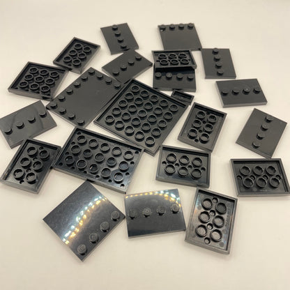LEGO Large Tiles, Black, Approx. 40g
