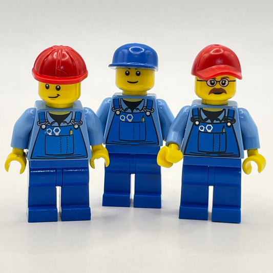 LEGO Construction Workers, City, Minifigures (pack of 3)