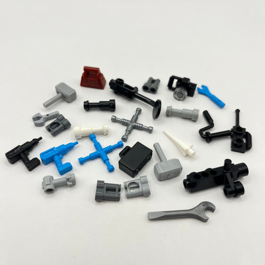 LEGO Tools, Minifigure Accessories, 25 Pieces
