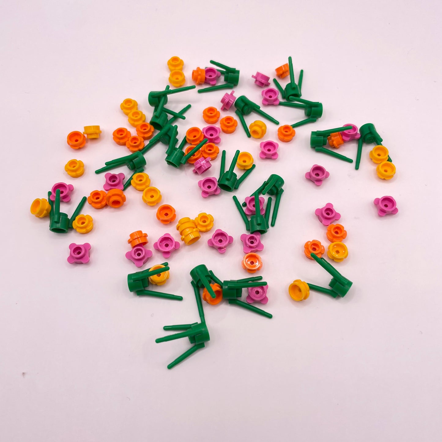 LEGO Small Plant Pack, Mixed Flowers, Stems, 80 Pieces