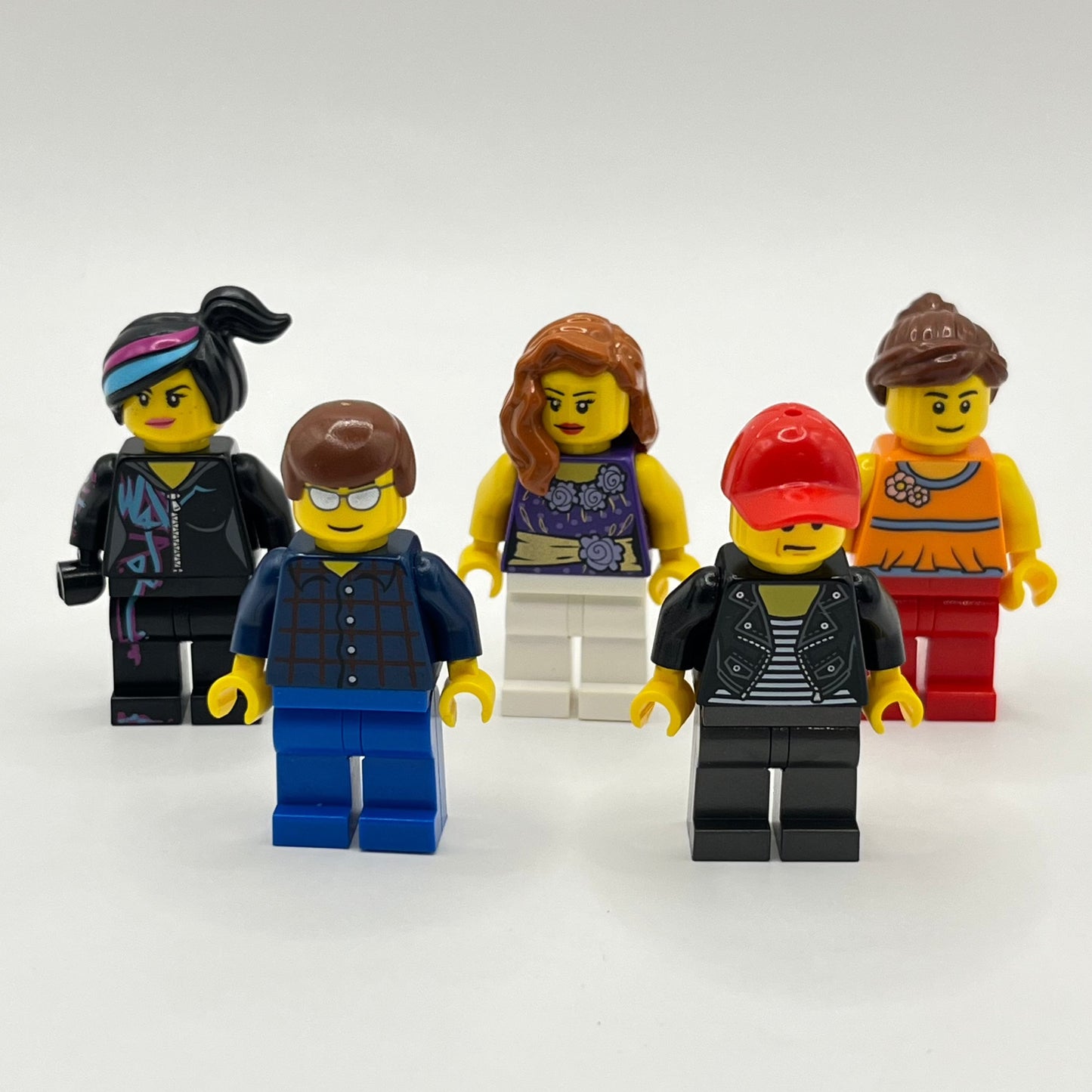 LEGO City Figures, Male and Female, Set of 5