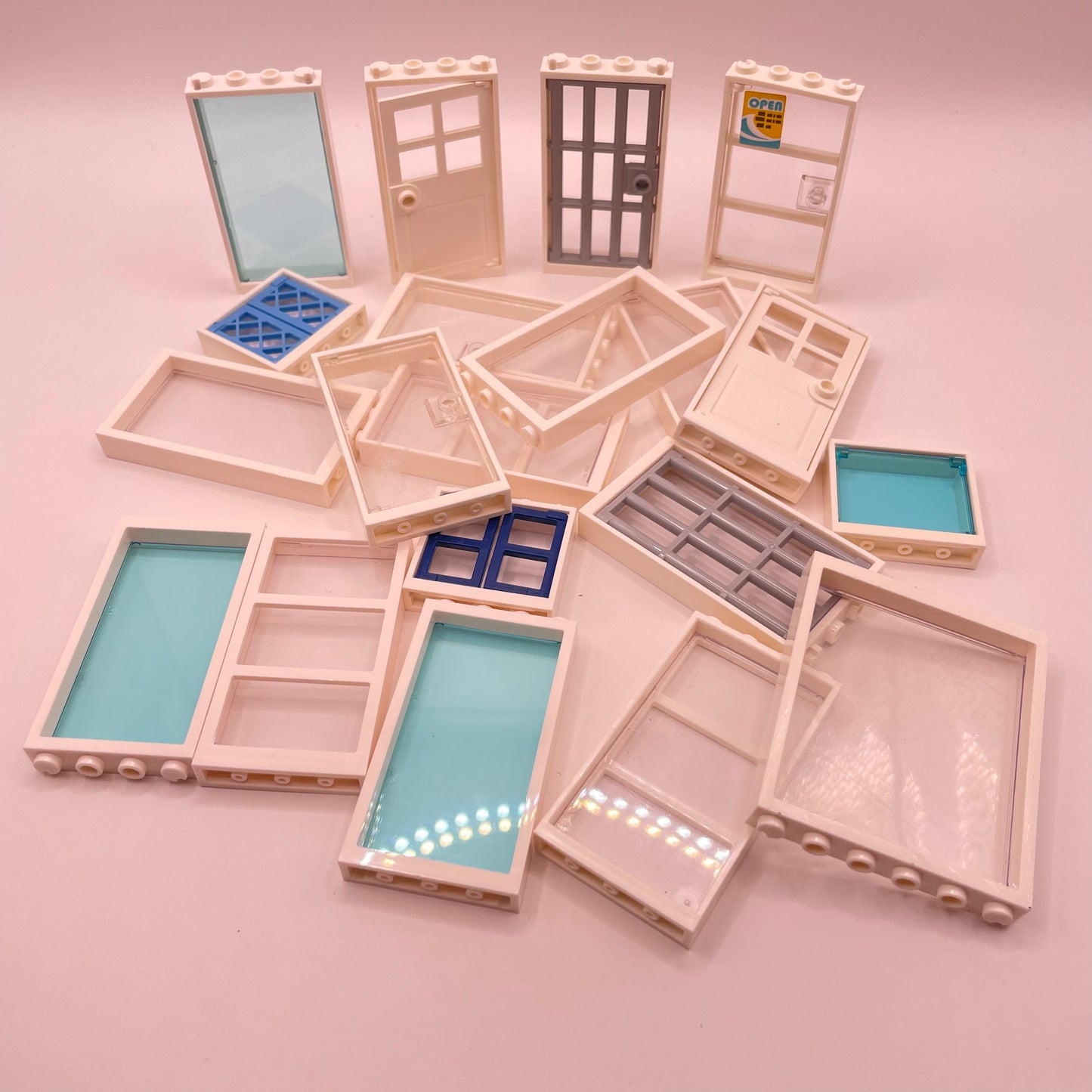 LEGO White, Doors and Windows, 20 Pieces