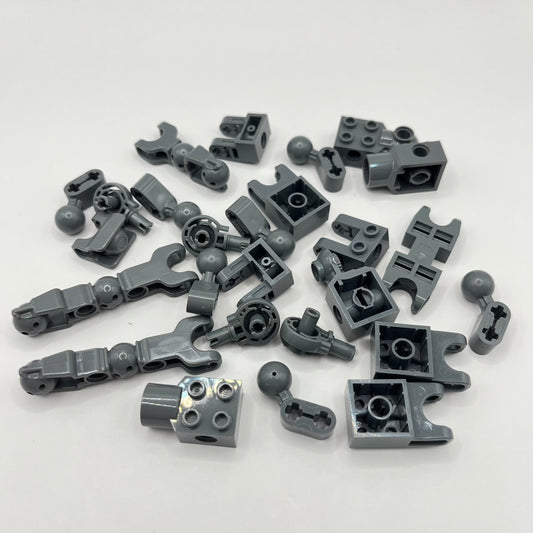 LEGO Black, Bionicle Joints, Approx. 40g