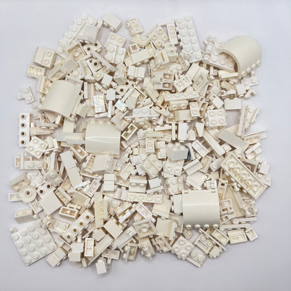 LEGO White Mixed SNOT Pieces Approx. 200g
