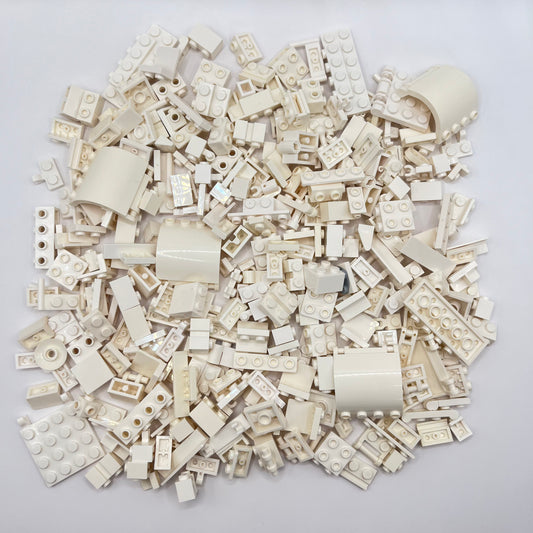 LEGO White Mixed SNOT Pieces Approx. 200g
