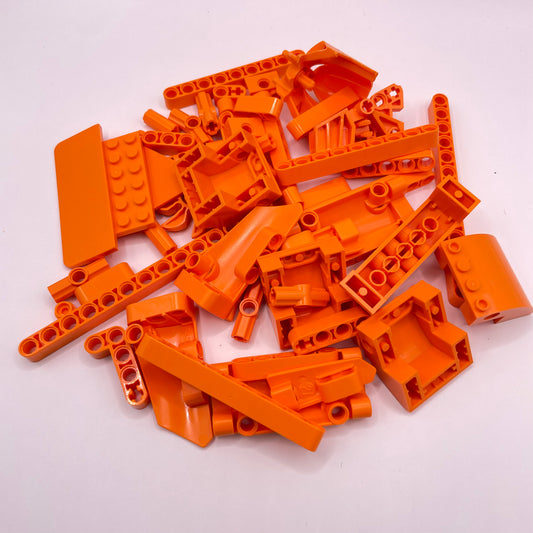 LEGO Orange, Technic, Approx. 100g