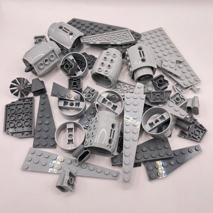 LEGO Wings Motor, Mixed Greys, Approx. 130g