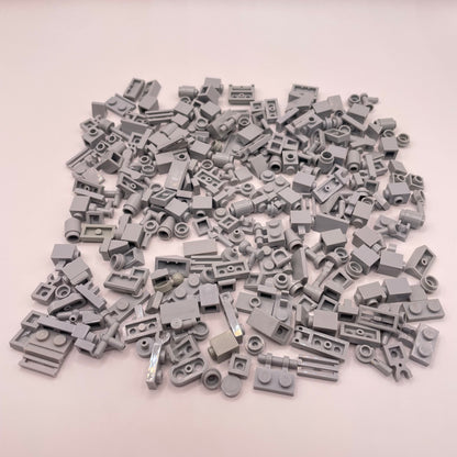 LEGO Greebling, Light Bluish Grey, 250 Pieces