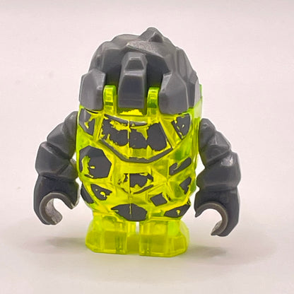 LEGO Rock Monster - Sulfurix (Yellow) Minifigure (pm005) marked