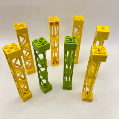 LEGO Support Girder, Yellow and Green, Building, 8 Pieces