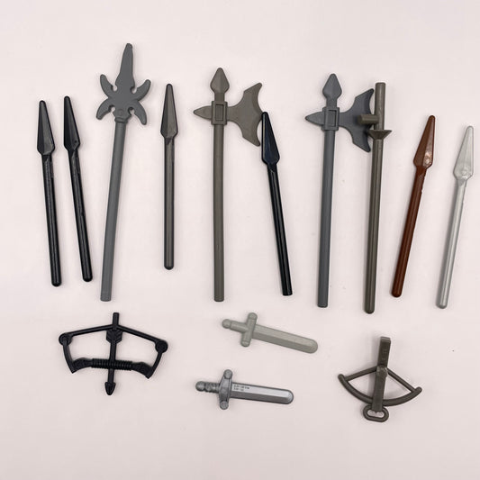 LEGO Mixed Castle Weapons, Minifigure Accessories, 14 Pieces