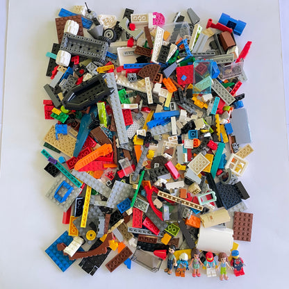 LEGO Fun Pack, Mixed Bag, Approx. 750g includes 6 Minifigures/Minidolls