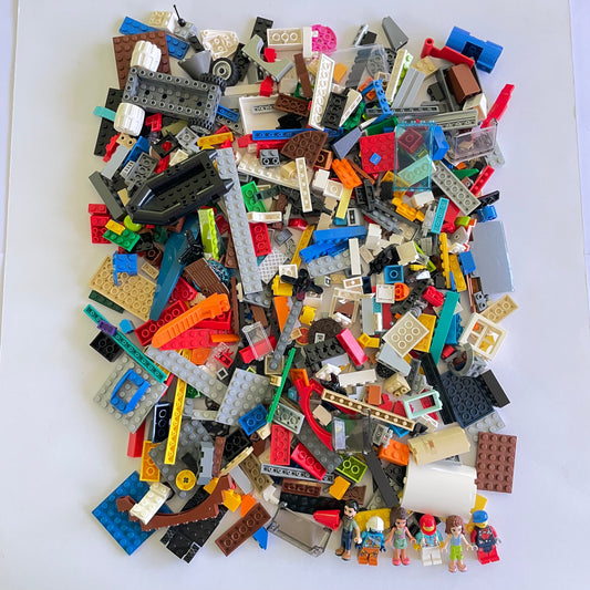 LEGO Fun Pack, Mixed Bag, Approx. 750g includes 6 Minifigures/Minidolls