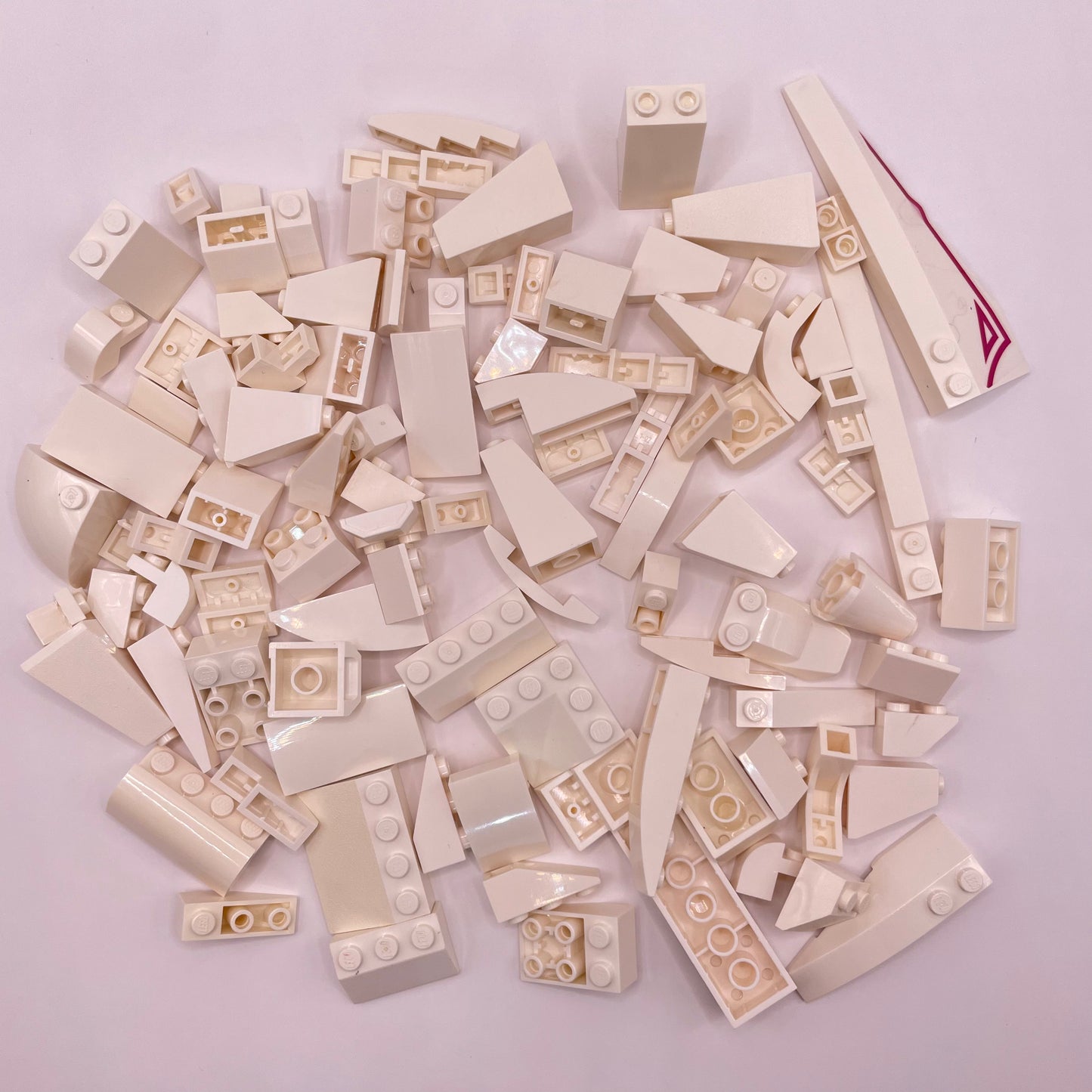 LEGO Mixed Slopes, White, Approx. 120g