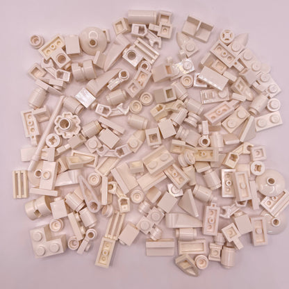 LEGO Greebling, White, 50 Pieces