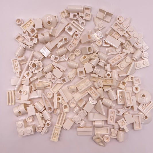 LEGO Greebling, White, 50 Pieces