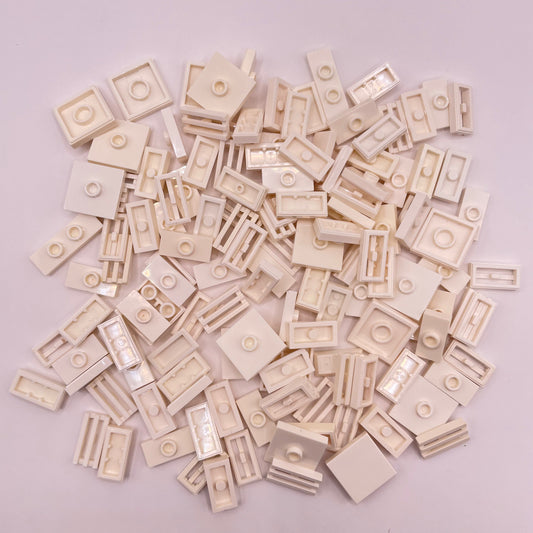 LEGO Small Jumper and Grills, Tiles, White, Approx. 40g